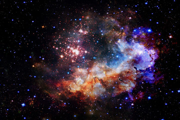 Fototapeta na wymiar Gorgeous galaxy and stars. The elements of this image furnished by NASA.