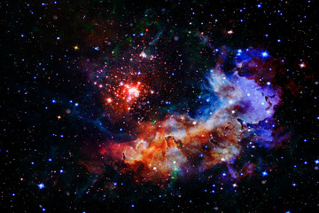 Space and galaxy. The elements of this image furnished by NASA.