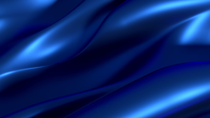 Obraz premium Luxury background with metal drapery fabric. 3d illustration, 3d rendering.