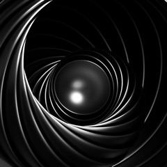 Geometric background. 3d illustration, 3d rendering.