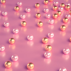 Elegant minimal background. 3d illustration, 3d rendering.