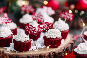 cupcakes with chocolate frosting and sprinkles