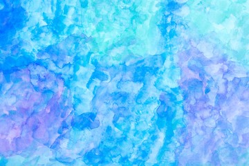 blue abstract background with watercolor pattern