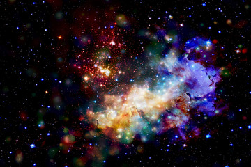 Gorgeous galaxy and stars. The elements of this image furnished by NASA.