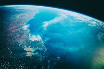Dramatic view, earth. The elements of this image furnished by NA