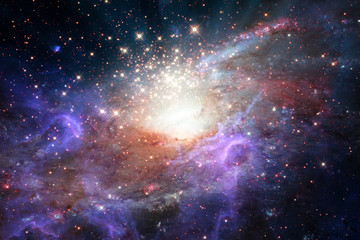 Starry outer space. The elements of this image furnished by NASA.