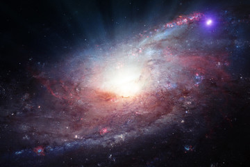 Starry outer space. The elements of this image furnished by NASA.