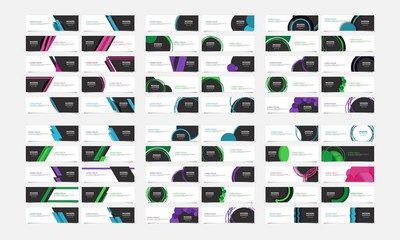 Set of 60 web banner template