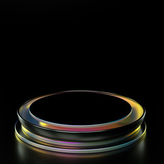 Elegant minimal background. 3d illustration, 3d rendering.