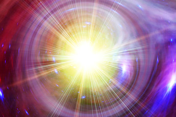 Abstract galaxy whirlpool with light. The elements of this image furnished by NASA.