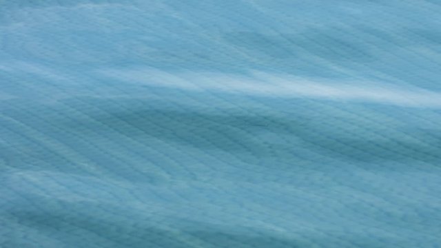 Clear water surface dancing in different currents.