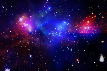 Gorgeous galaxy and stars. The elements of this image furnished by NASA.