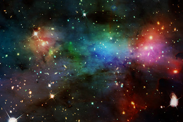 Gorgeous galaxy and stars. The elements of this image furnished by NASA.