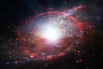 Fototapeta premium Marvelous galaxy in a deep space. The elements of this image furnished by NASA.