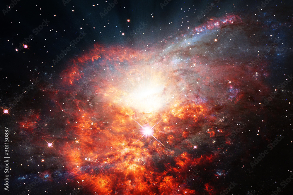 Canvas Prints starry outer space. the elements of this image furnished by nasa.
