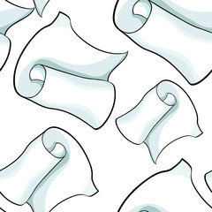 the office supply paper roll. illustration