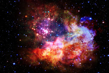 Fototapeta na wymiar Space and galaxy. The elements of this image furnished by NASA.