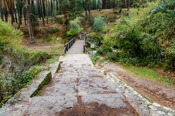 Recreation area between the provinces of Segovia and Madrid known as Boca del Asno
