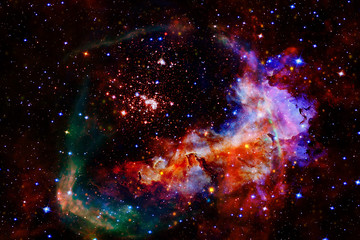 Space and galaxy. The elements of this image furnished by NASA.
