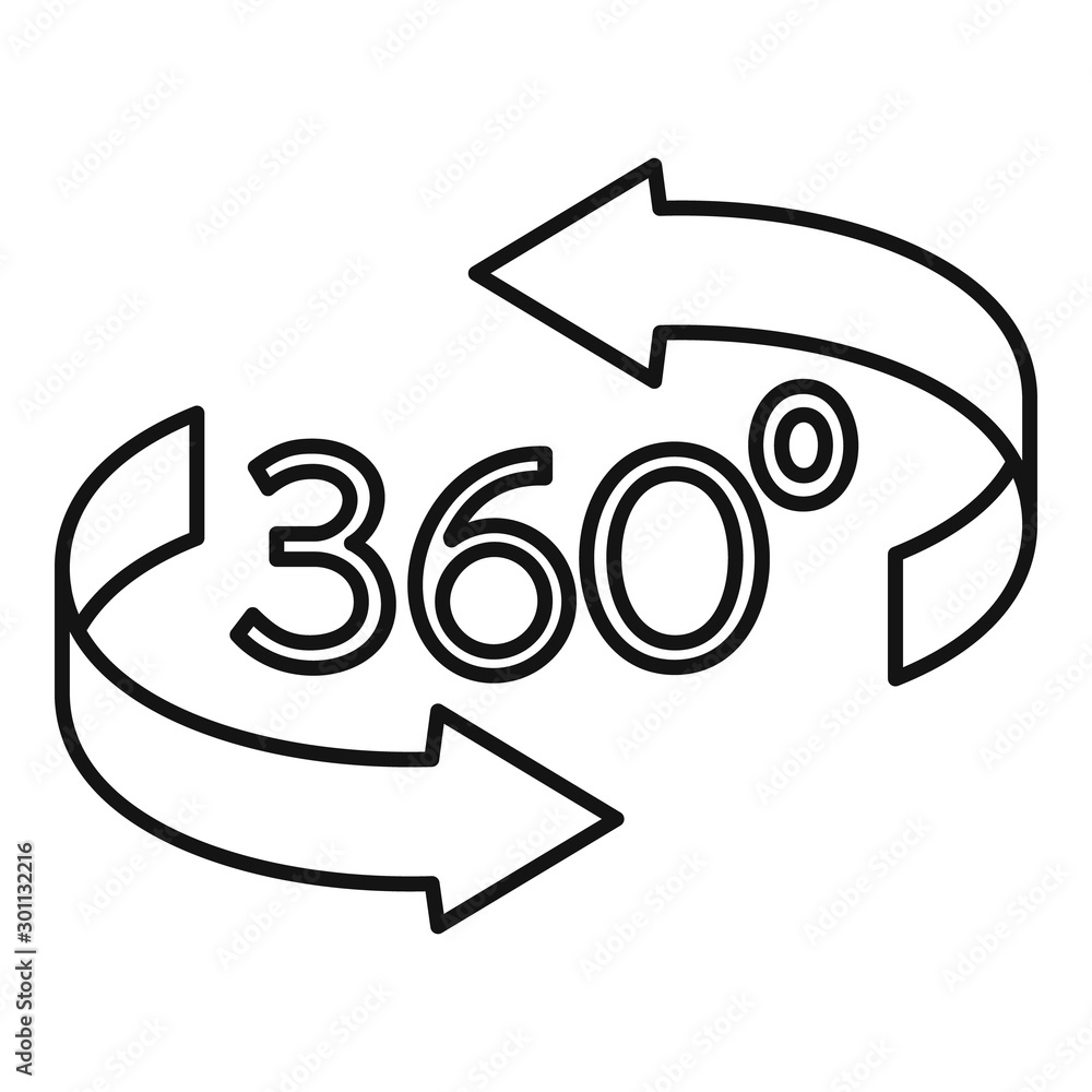 Poster augmented reality icon. outline augmented reality vector icon for web design isolated on white backg