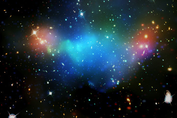 Gorgeous galaxy and stars. The elements of this image furnished by NASA.