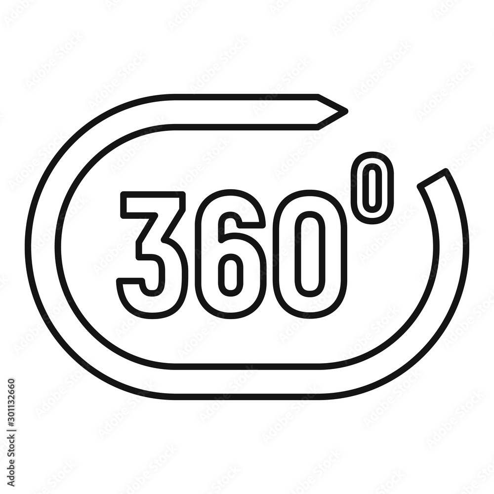 Poster modern virtual reality icon. outline modern virtual reality vector icon for web design isolated on w