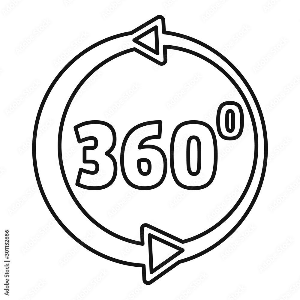 Poster futuristic vr game icon. outline futuristic vr game vector icon for web design isolated on white bac
