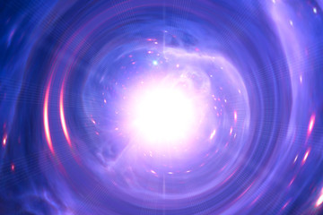 Big splash in universe. Splash light. Colorful exploison. The elements of this image furnished by...
