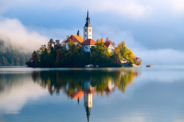 Obraz premium Lake Bled in Slovenia