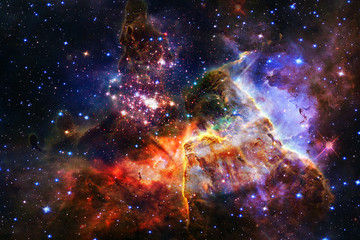 Space and galaxy. The elements of this image furnished by NASA.
