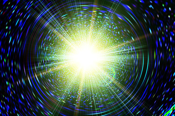 Abstract galaxy whirlpool with light. The elements of this image furnished by NASA.