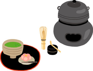 茶道道具　抹茶