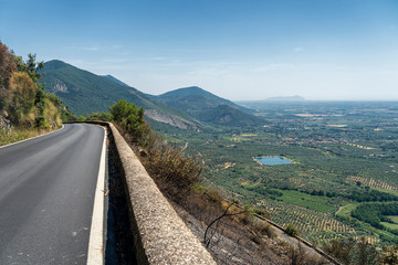 On the road to Norma, Latina, italy