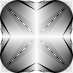 Abstract halftone lines background, trendy geometric dynamic pattern, vector modern design texture.