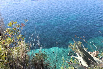 Wandern auf dem Corfu Trail zwischen Nisaki und Kalumni
