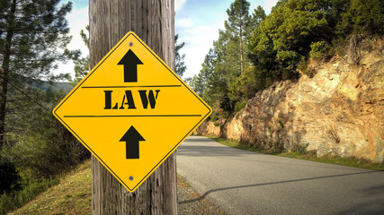 Street Sign to Law