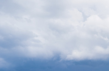 Rain storm clouds before the storm in the middle of summer
