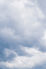 Rain storm clouds before the storm in the middle of summer
