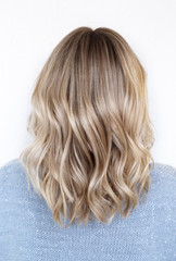 Hairstyle ombre color .Highlight hair