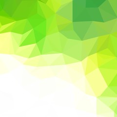 Obraz premium Vector illustration of green and yellow mosaic background. eps 10