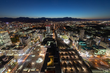 札幌の夜景