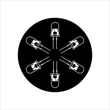 recommend clip art: Led Icon, Light Emitting Diode