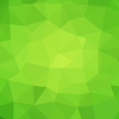Plakat green geometric background. abstract vector illustration triangular design. polygonal style. eps 10