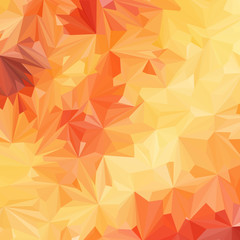 orang abstract geometric background. triangular design. polygonal style. eps 10