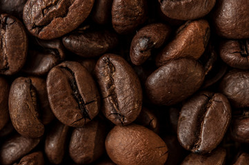 roasted coffee beans, can be used as a background