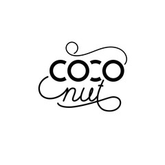 Logo Design Concept about Coconut 