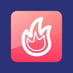 Fire vector icon