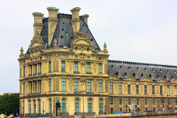 Fototapeta na wymiar Ancient french architecture, houses in Paris.