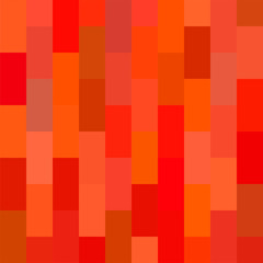 Seamless pattern. Geometrical square background. Red colors. Pixel art style. Vector tile. Abstract illustration.