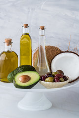 Healthy cooking oils.